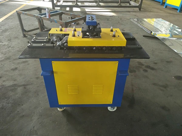 HAVC Air Duct Manufacturing Machine T-15 Tdf Steel Flange Forming Making Machine For 1.5mm