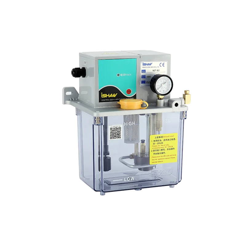 YET-B2 Thin Oil Volumetric Electric Lubricator 2L 3L 4L Thin Oil Positive Displacement Lubricator Oiler