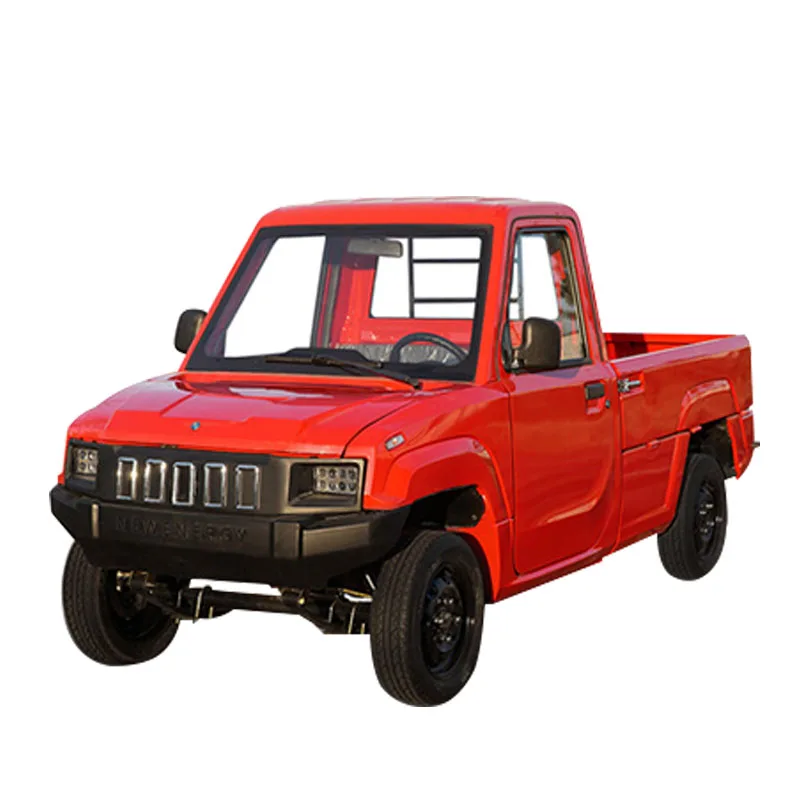 Одобренный CE Электрический двухместный грузовик с грузовым ящиком