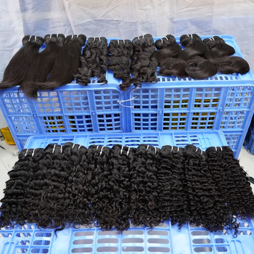 9A Nigeria Vietnamese Malaysia Premium Super Double Drawn Bouncy Breme 12A Chinese Drop Shipping Raw Indonesia Remy Virgin Hair