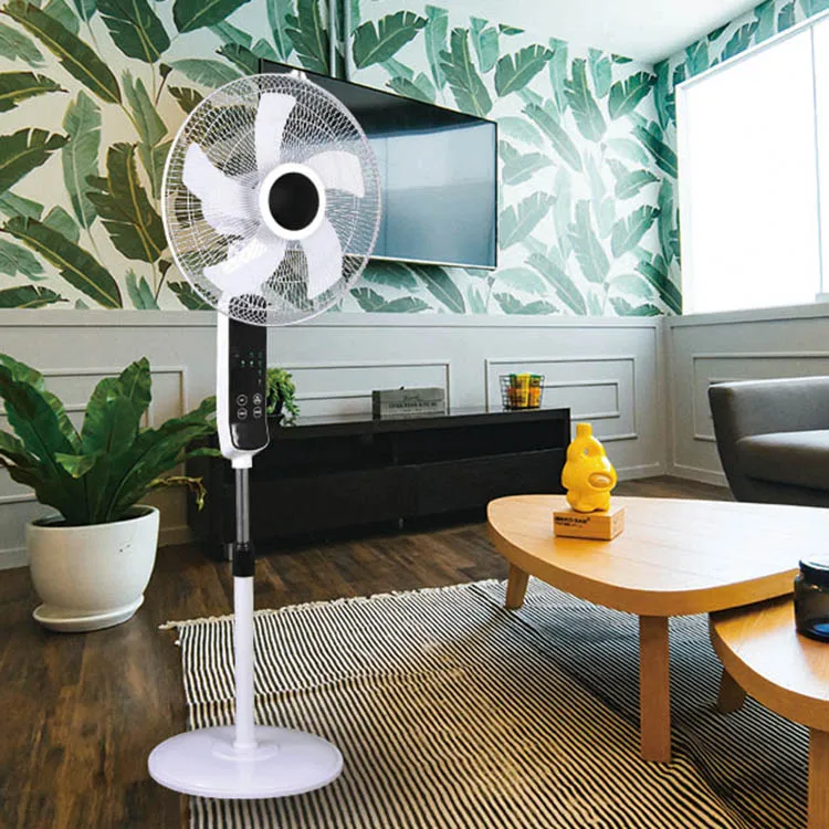 OEM customized logo 2022 new arrival household 60w 16 inch electric stand fan with remote control