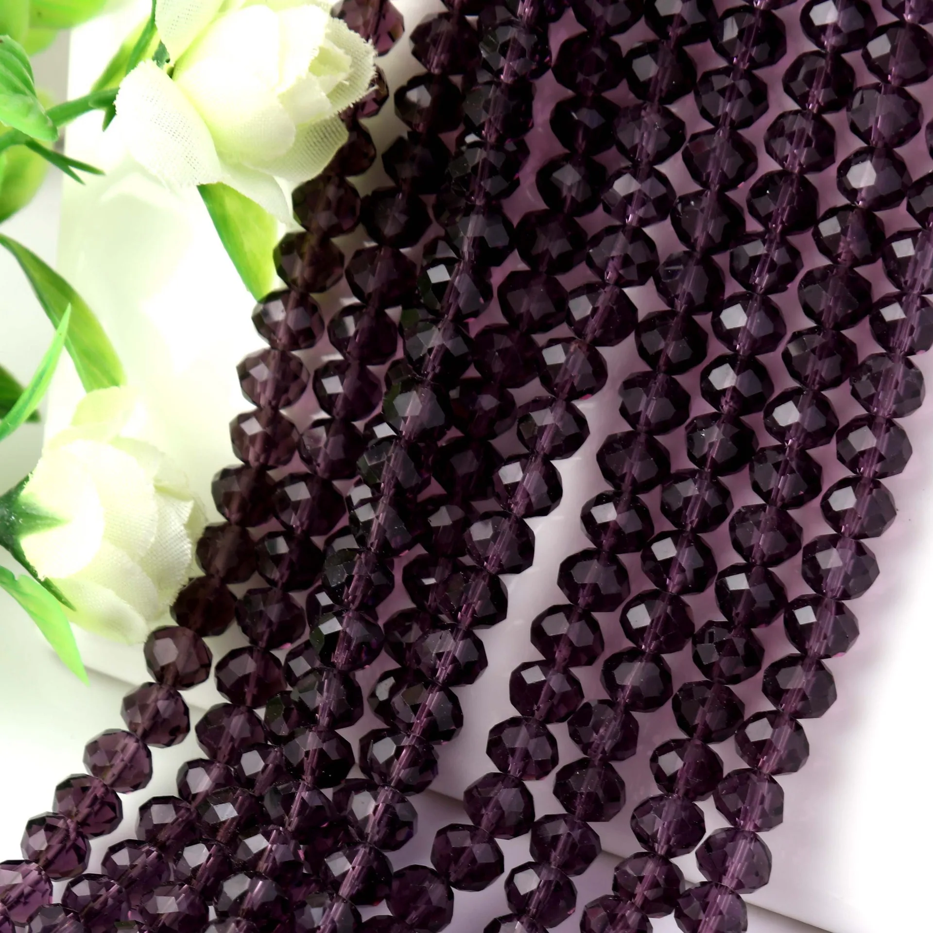 3/4/6/8mm Bubblegum Tyre Handmade Bulk DIY Accessories Glass Wholesale Crystal Lampwork Beads For Necklace Jewelry