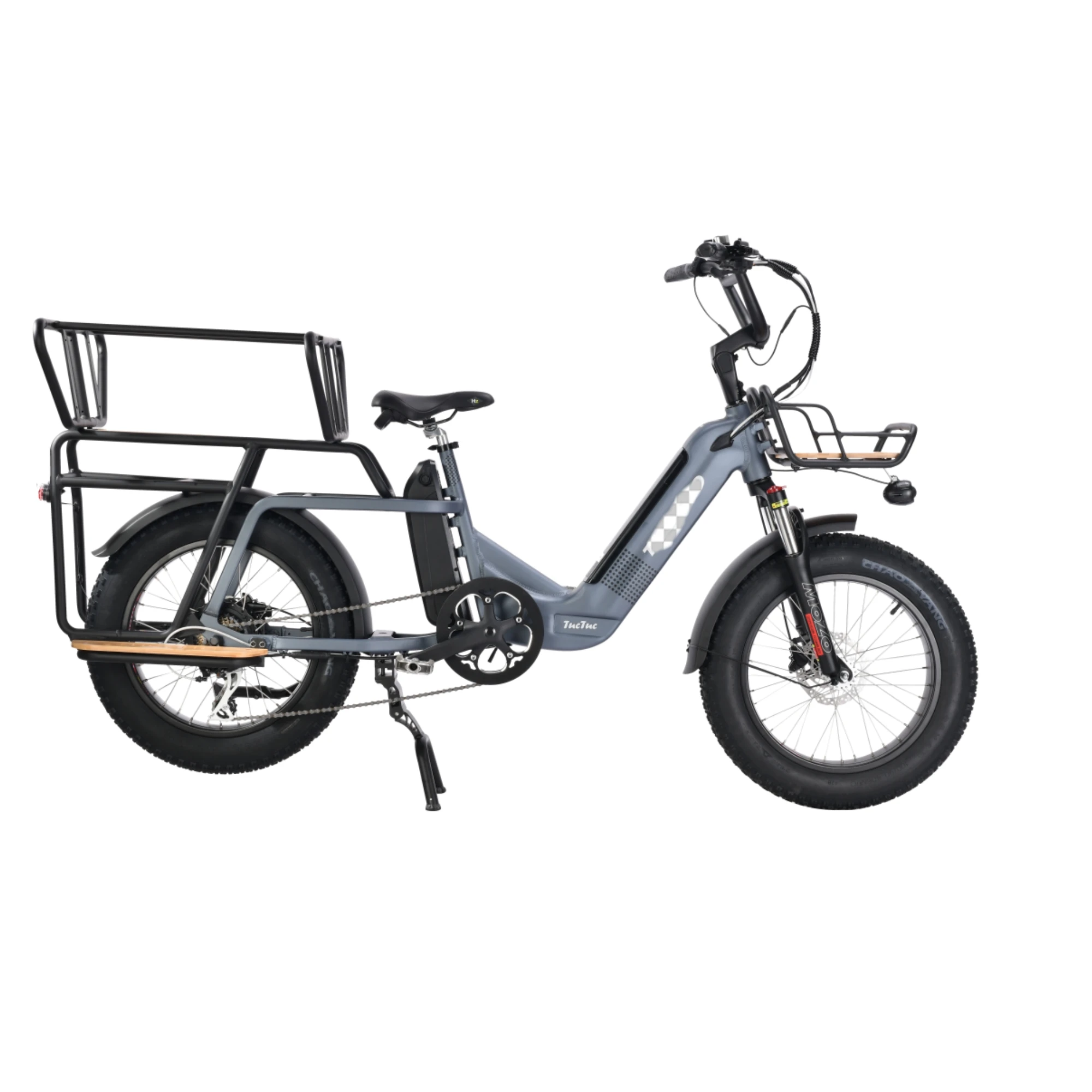 Maximized Performance 20in Electric Delivery Bike Dual Battery 500W Motor Hydraulic Disc Brake