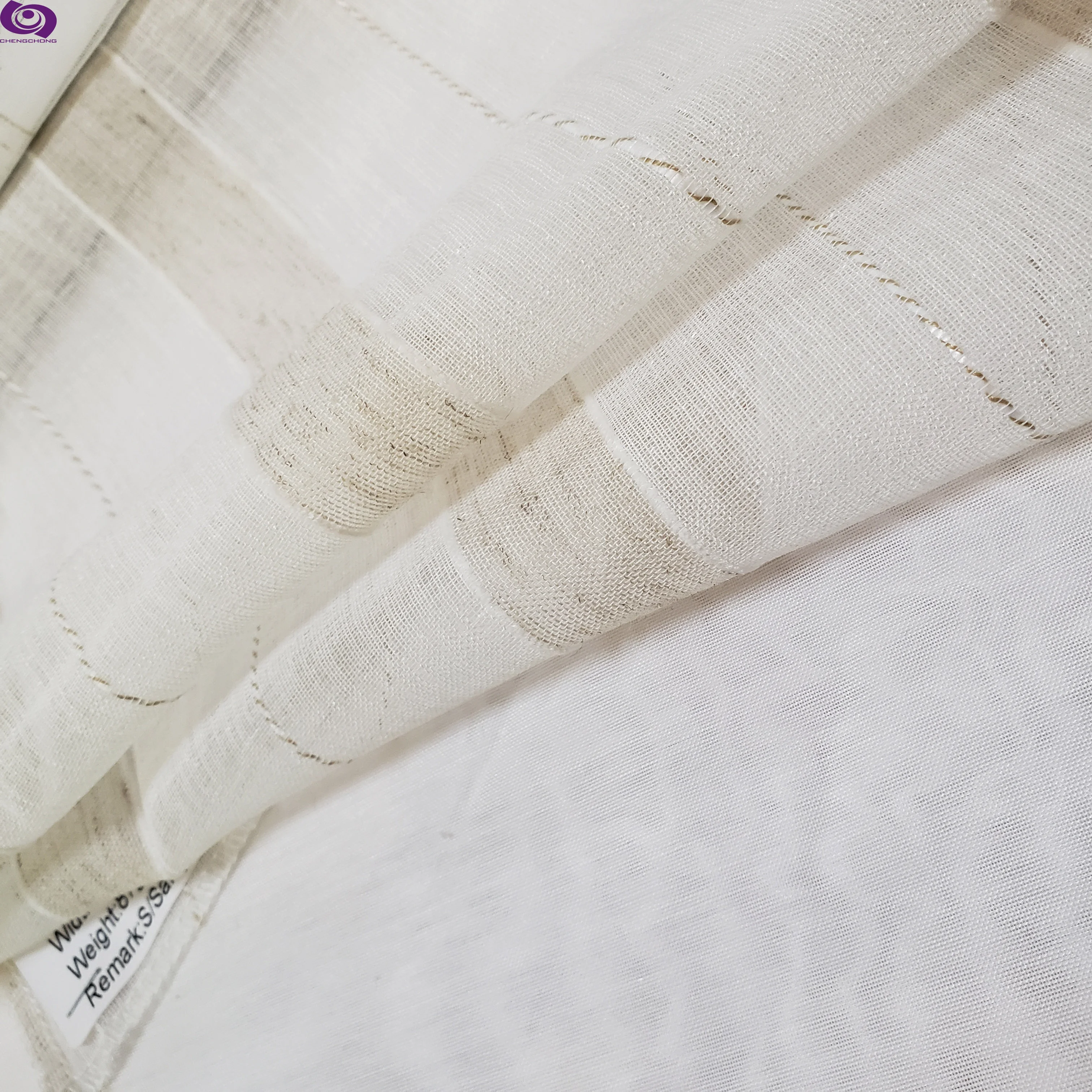 Лучший продавец и 100% поли льняная модная ткань для штор