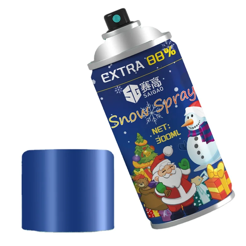 Weeding snow spray OEM celebration Wholesale Aerosol Snow Spray  holi party carnival factory sale Christmas party snow spray