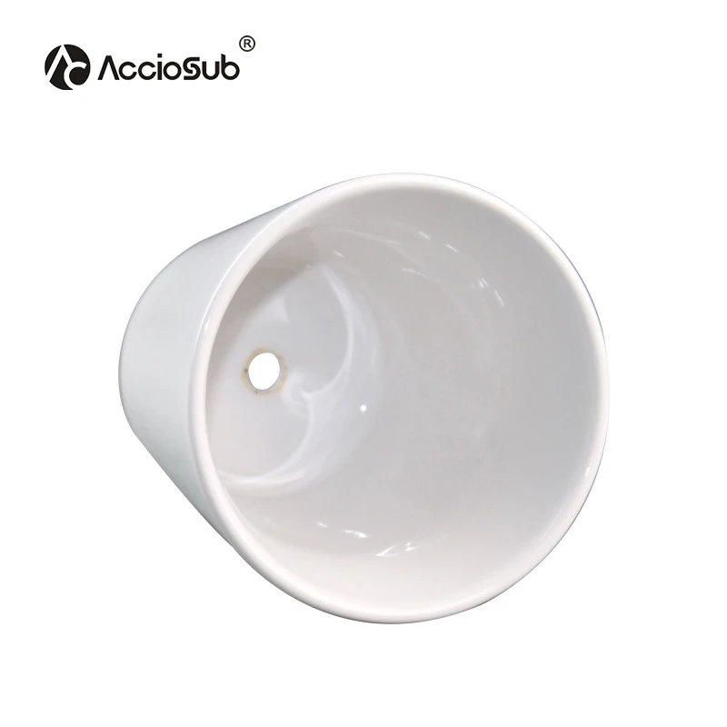 AccioSub Wholesale Customized Plants Home Decorative Heat Transfer Garden Pot White Ceramic Blanks Sublimation Flower Pot