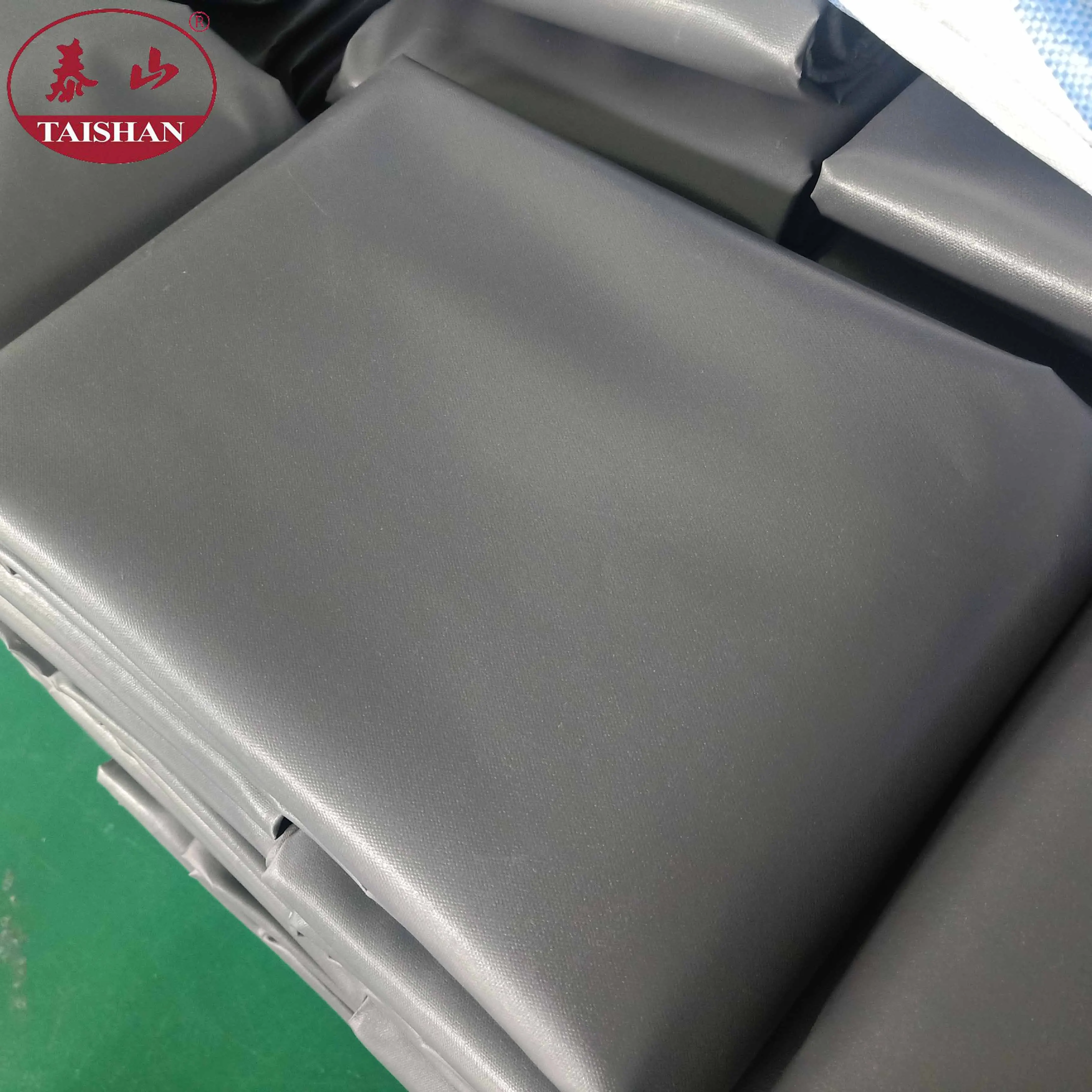 Gray color waterproof pvc coated tarpaulin awning roof tarpaulin
