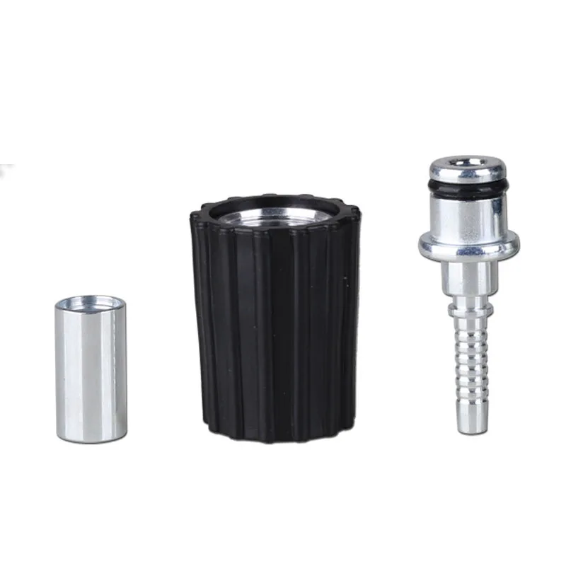 High Pressure Washer Hose Fitting Insert Washer Water Cleaning Hose Sleeve Ring Nut Fittings Insert