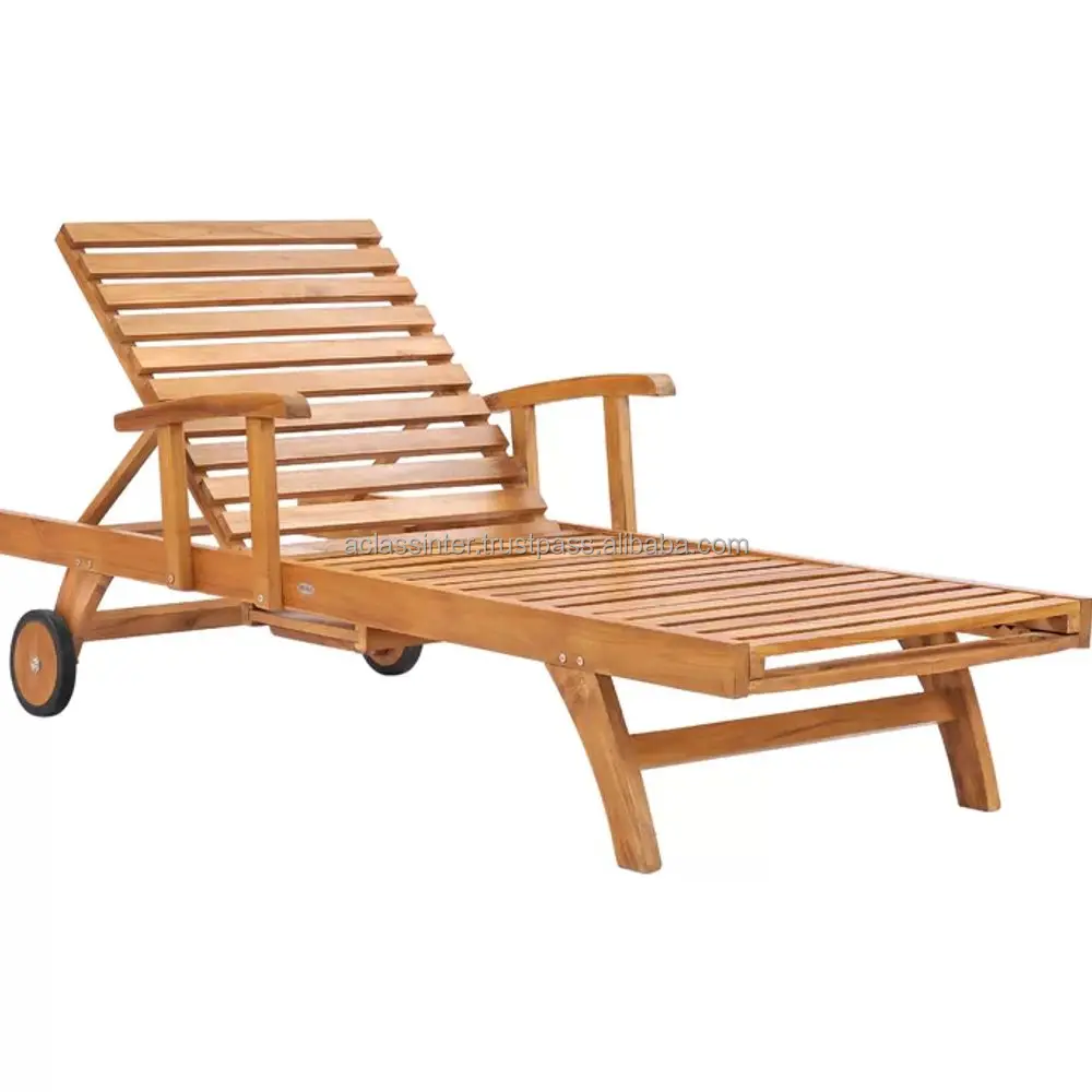 
Kartrman Lounger Teak Outdoor Wooden Teak Garden Furniture 