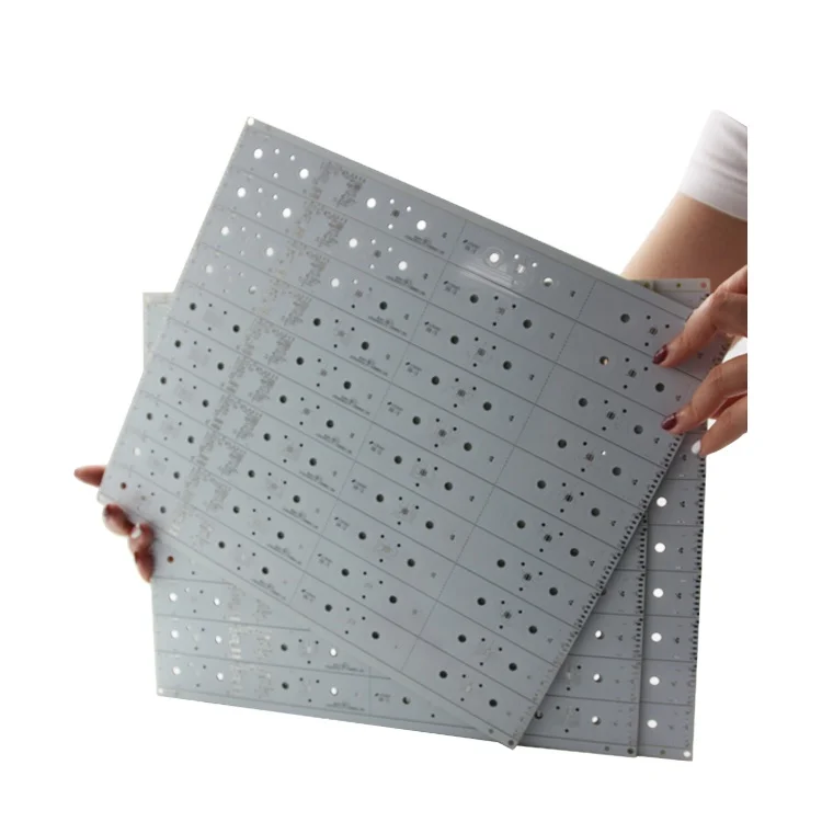 Светодиодные печатные платы Al PCB HASL/OSP, производство алюминиевых печатных плат для светодиодного освещения