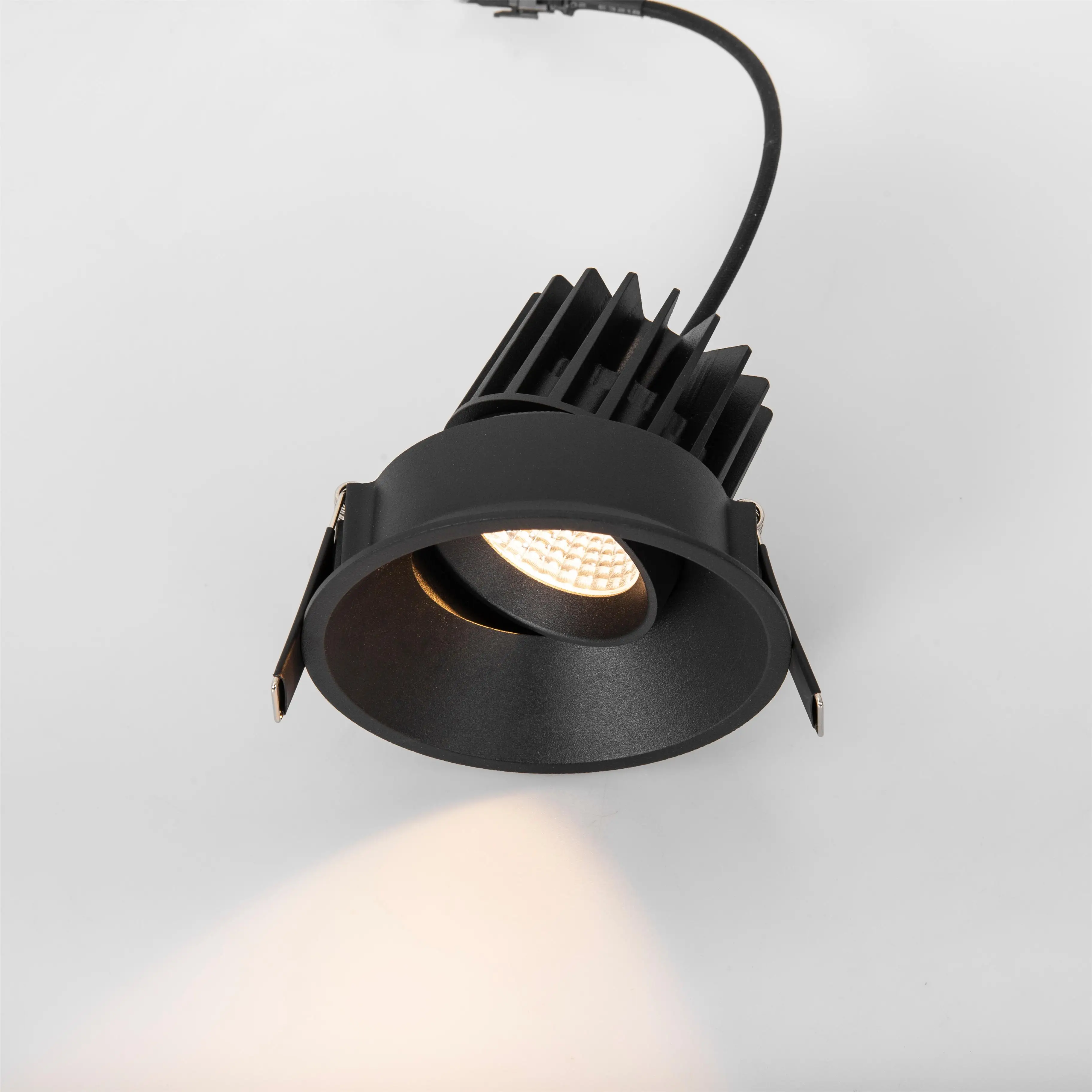 Modern Popular Hotel Spotlight Anti Glare 10w Ceiling Recessed Trimless Adjustable Dimmable Led Down Light