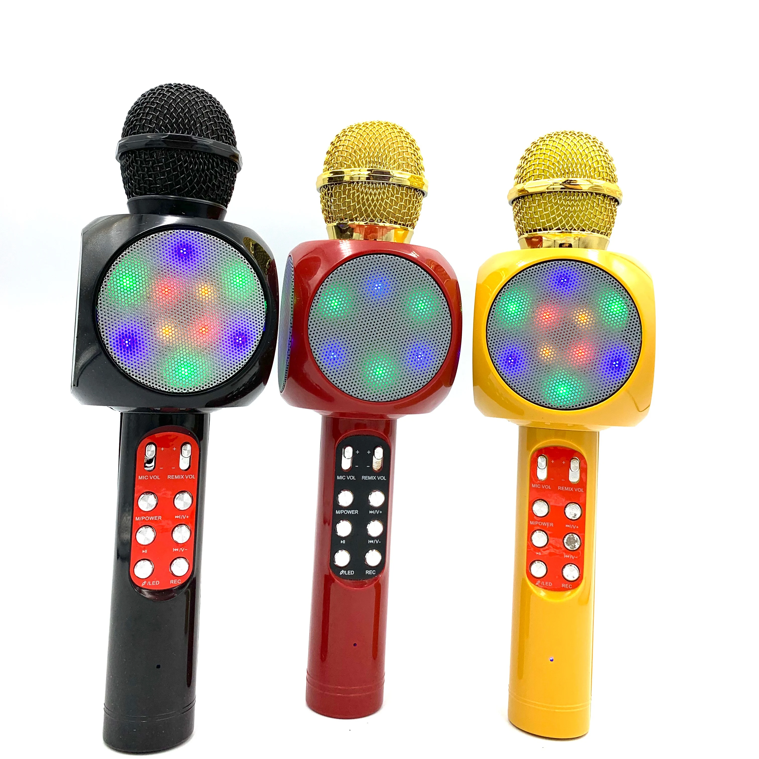 Беспроводной профессиональный микрофон для караоке, динамик, два в одном, USB-плеер для дома, KTV с Usb/наушниками/TF/DC5V Enterface