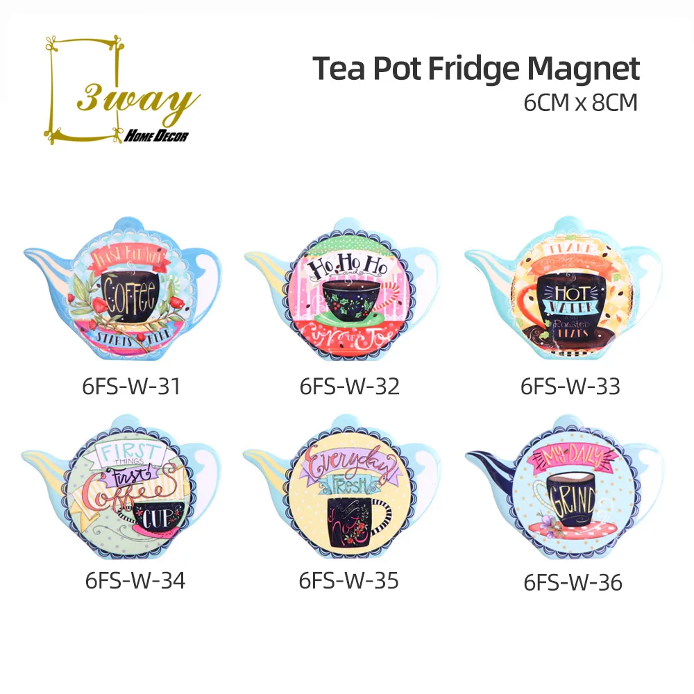 Tourism Souvenir Ceramic Fridge Magnet Sublimation magnets Clear Printing Textured Custom Wholesale Refrigerator Magnet