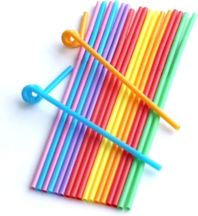 Low price promotion floral straws bubble tea straw 12mm