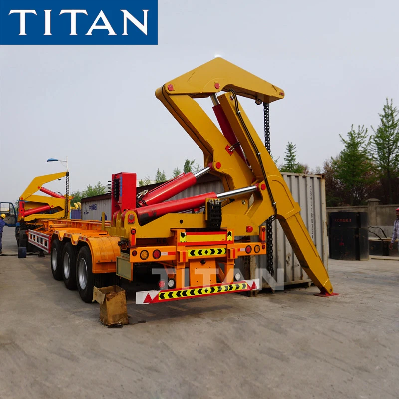 40ft self side loader container trailer sideloaders self loading shipping container trailer self loader for sale