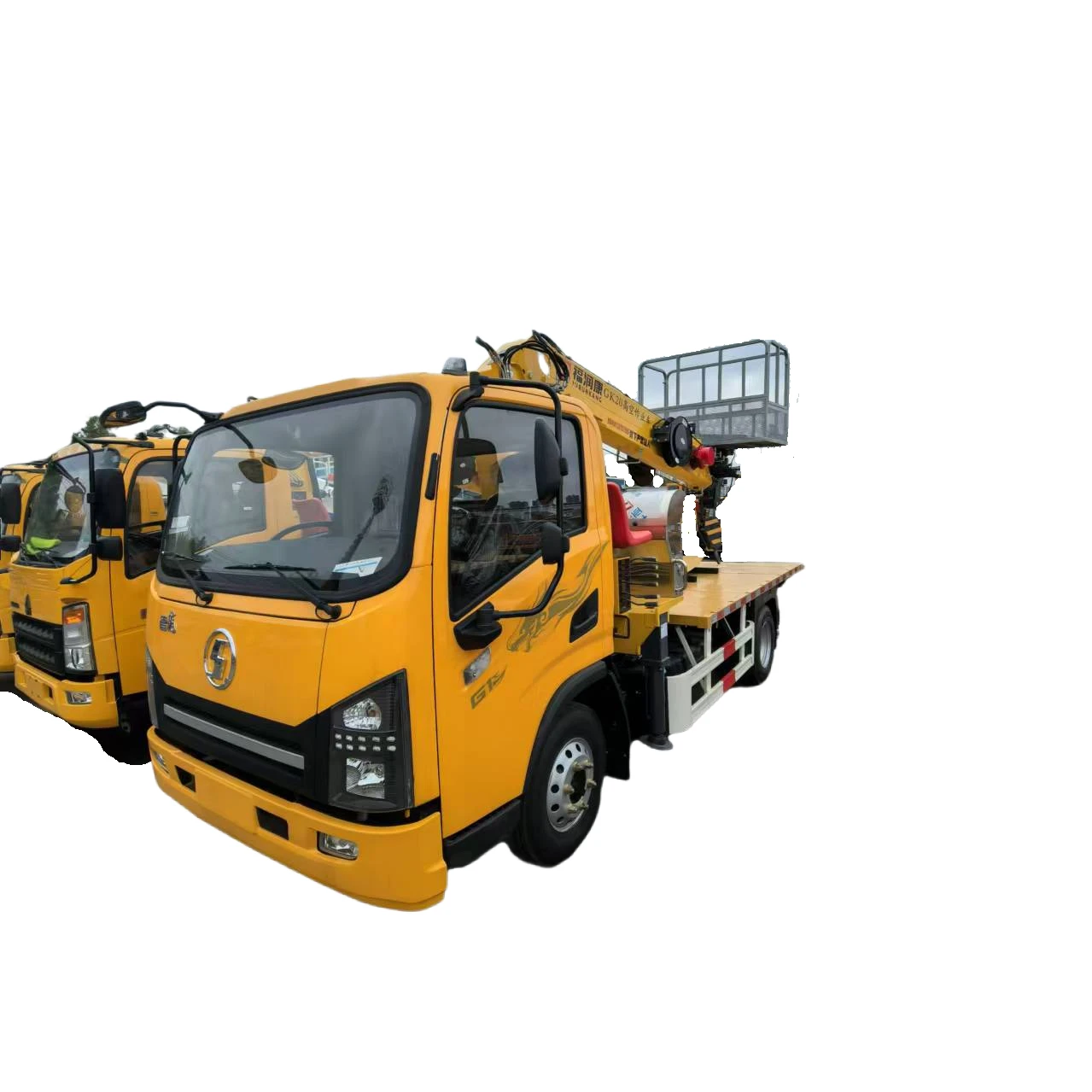Good Quality Truck Mounted Crane With Boom Lift And Hydraulic Aerial Work Platform For Elevated Tasks