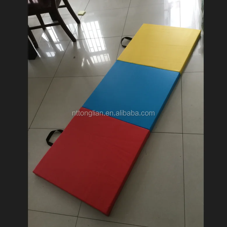 Colorful home use folding exercise mat gym mats for kids