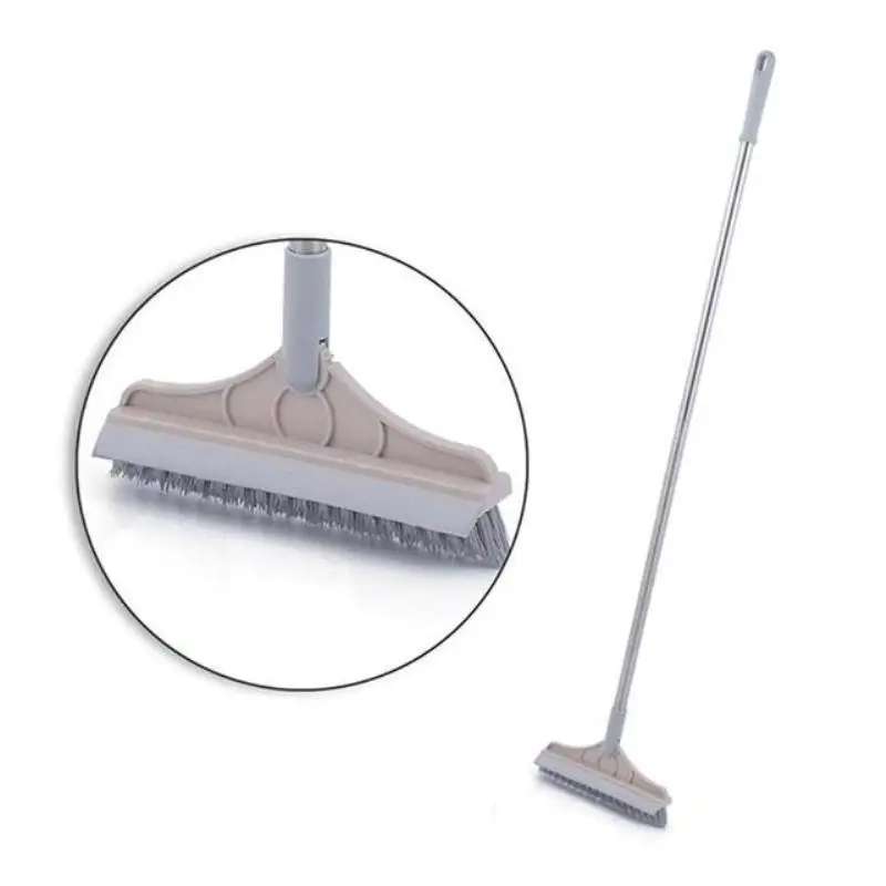 1Pcs Rotating Bathroom Kitchen Floor Crevice Cleaning Brush Brushes Long Handle Stiff Broom Mop for Washing Windows Toilet Brush