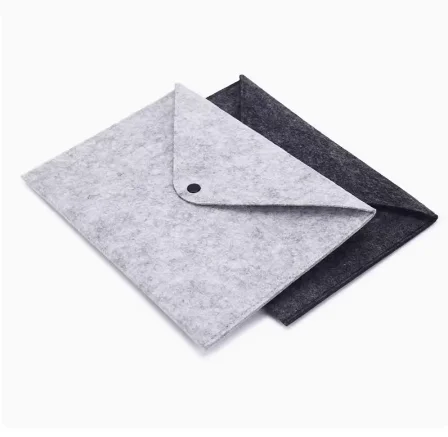 2024 Best Sell Felt File Folders Envelope Portable Felt  A4 File Folder Document Bag for Office and Work
