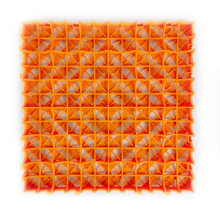 400*400*30mm PP Removable Plastic Interlocking Floor Tiles Garage Mat for Car Washing Convenient Cleaning Tool