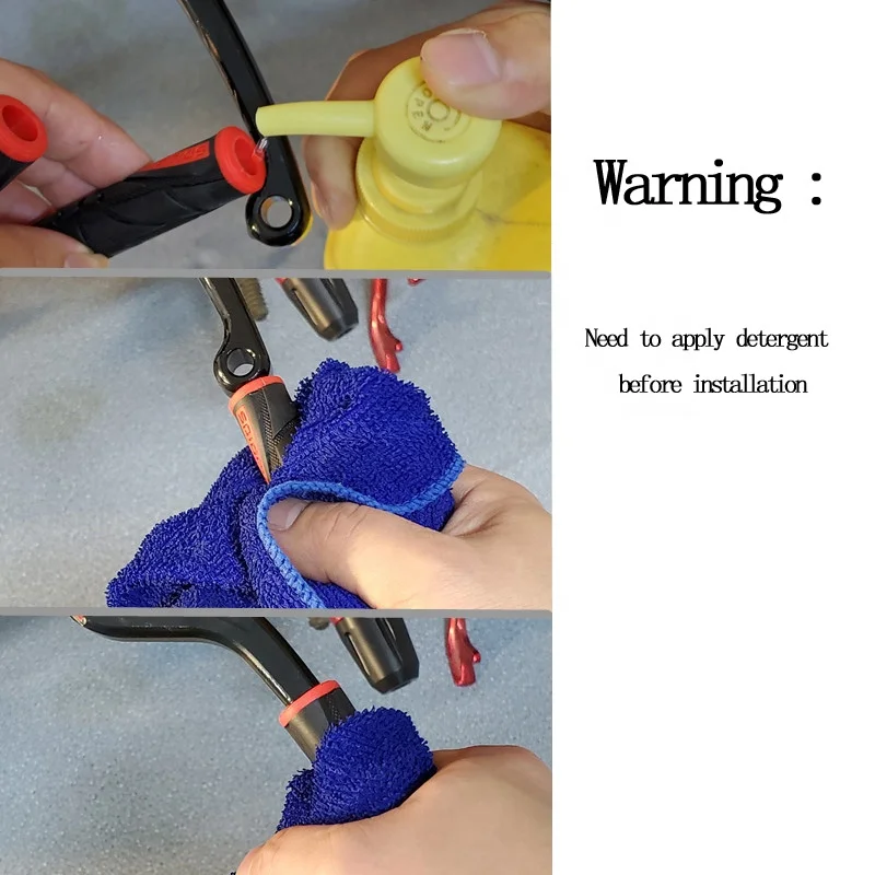 Motorcycle Accessories Universal Moto E-bike Scooter Handlebar Moto Horn Corner Handle Slip Rubber Sleeve Handle Brake Grips