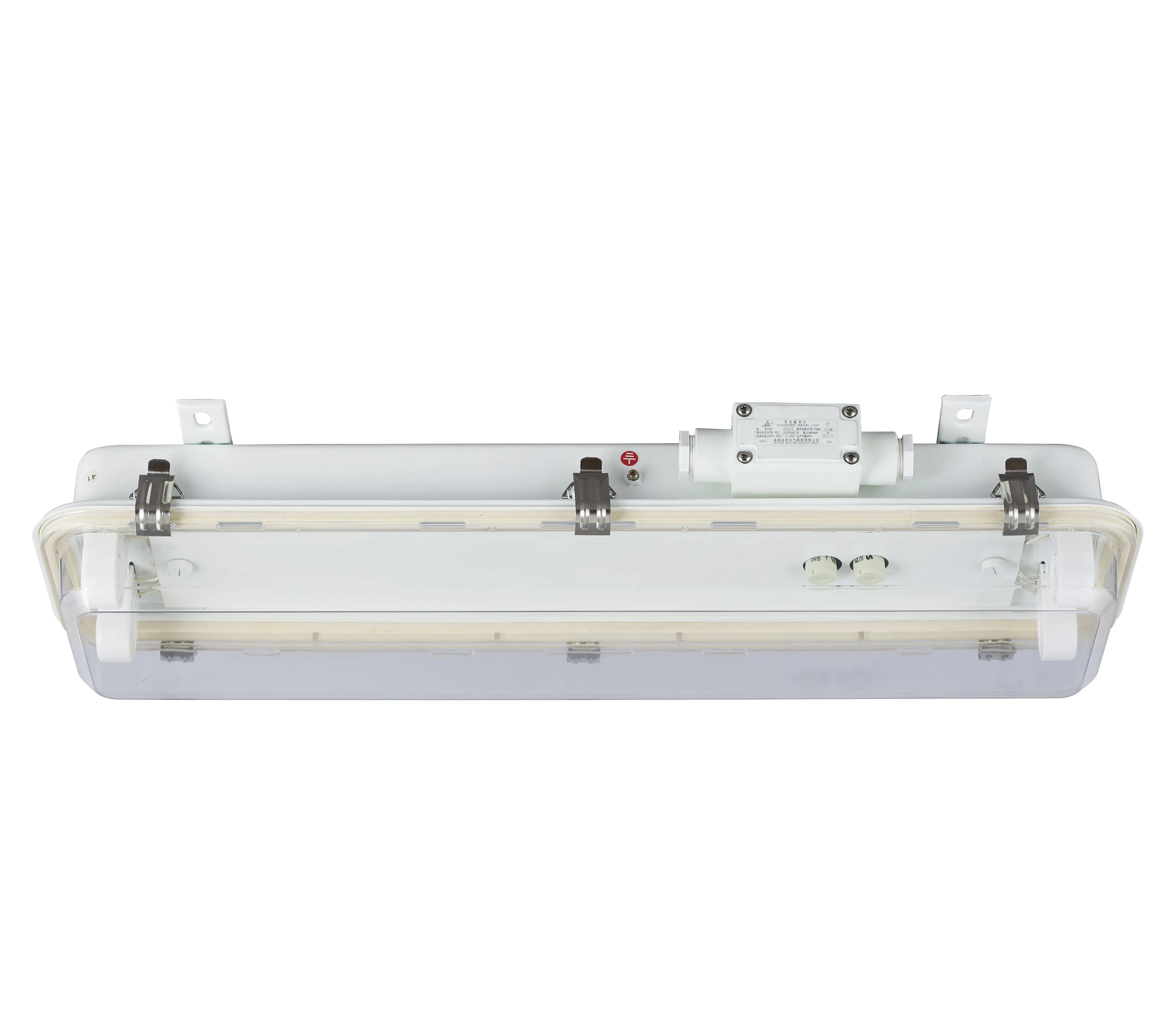 Manufacturer Marine Light LED Tube AC100-240V 50/60Hz 2*20W G13 4500lm RA80 6500K Steel/ Stainless Steel Pendant Light JCY43-2D