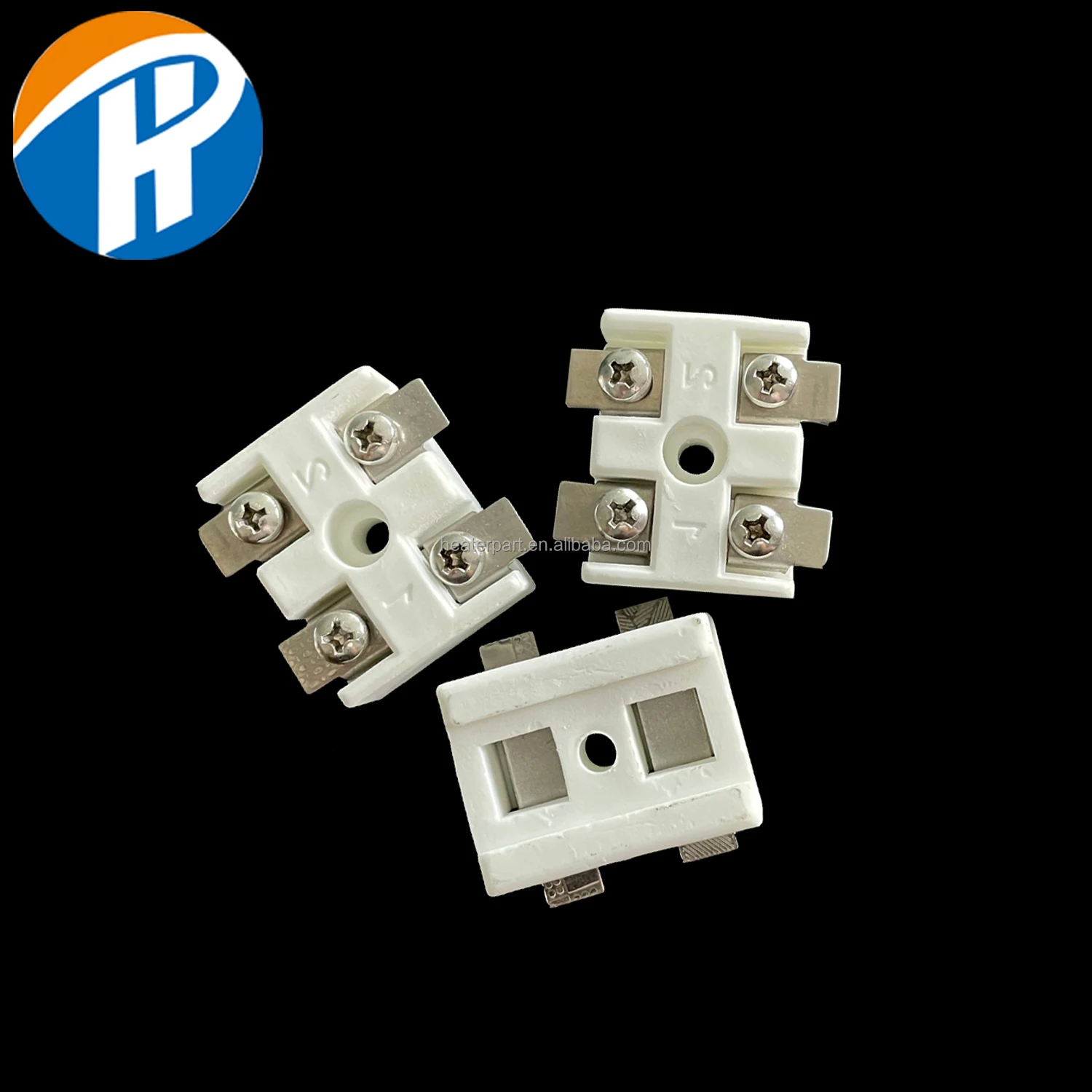 Factory Provides Ceramic Alumina Wire Terminal Cable Porcelain Block Ceramic wiring Terminal Connector