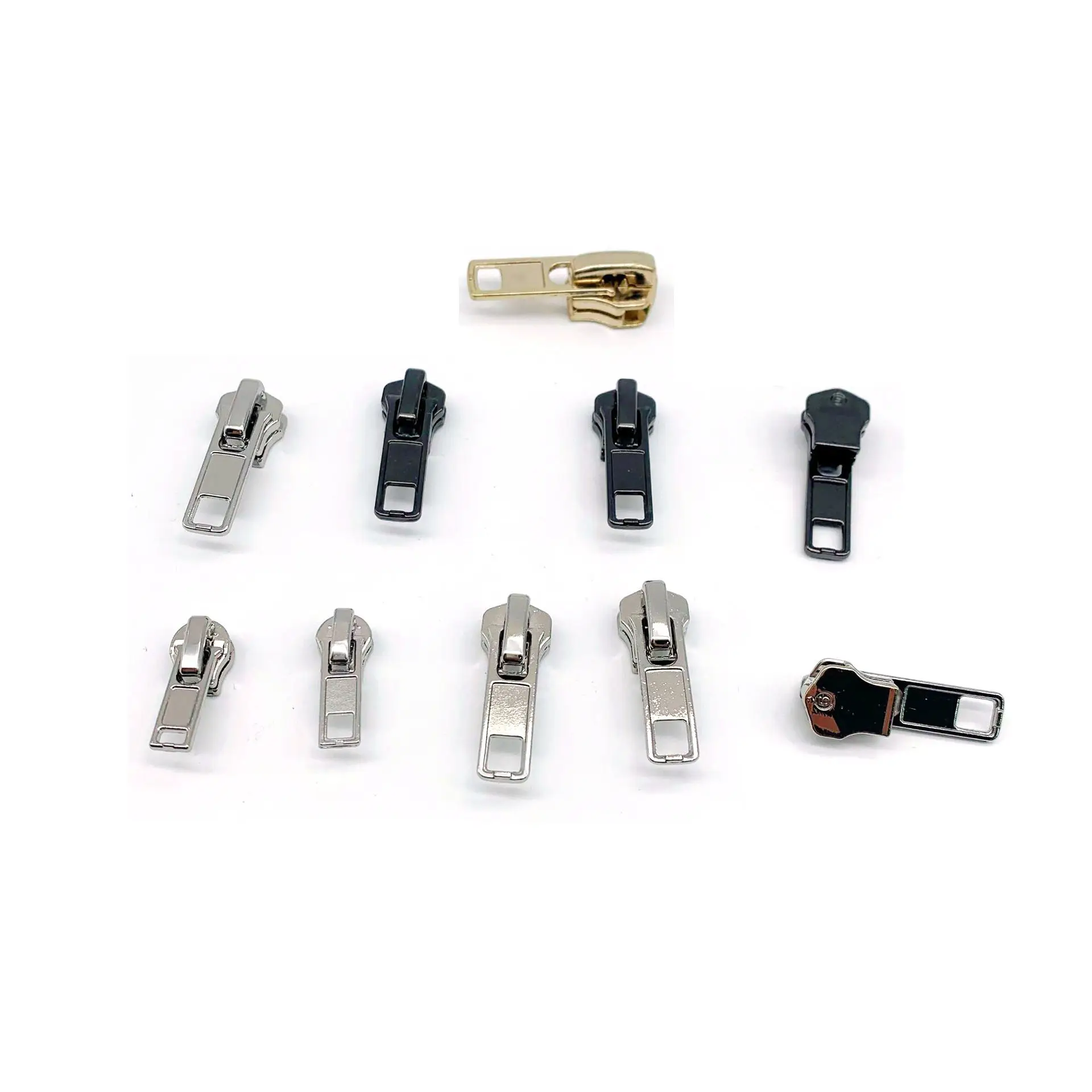 Younus Wholesale Price Customized Metal Zipper Puller Slider Zip Pull Zipper Slider For Handbags