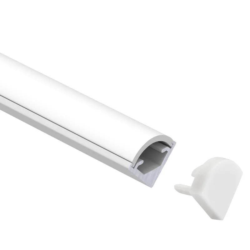 Free samples small KA22 alu profil channel extrusion 45 degree wall angle led strip lighting corner led aluminum profile