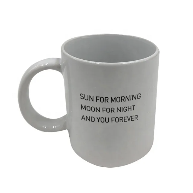  BSCI Promotional Logo Printed Amazon Ceramic Coffee Mugs