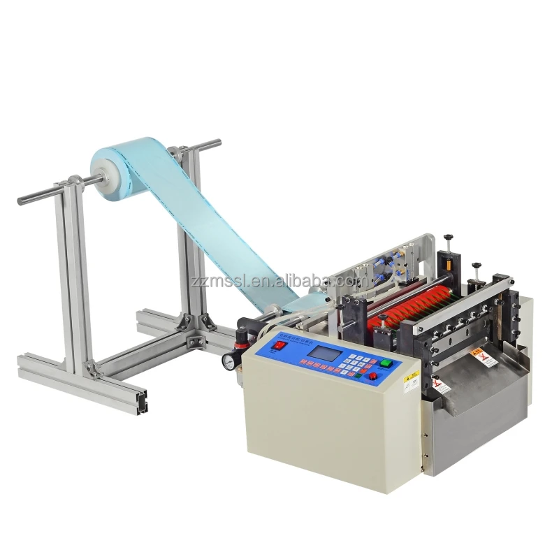 High Efficiency Plastic Bag Machines Auto Electrostatic Bag Heat Sealing Cold Cutting Bag Making Machine