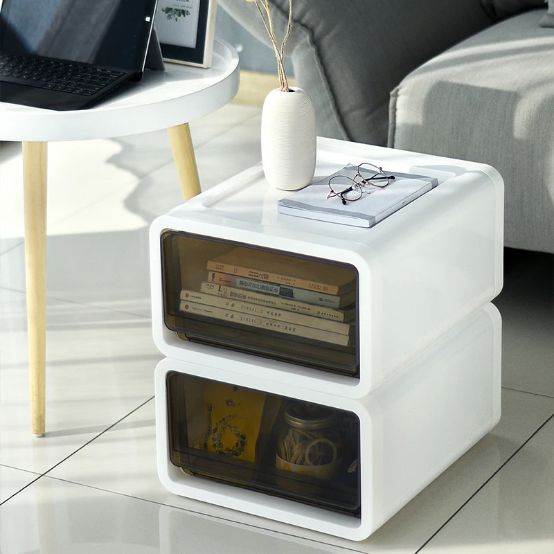 Direct Sales Household Item Drawer Type Storage Box Wholesale 6 Pcs Set Plastic Storage Organizer Box Drawer