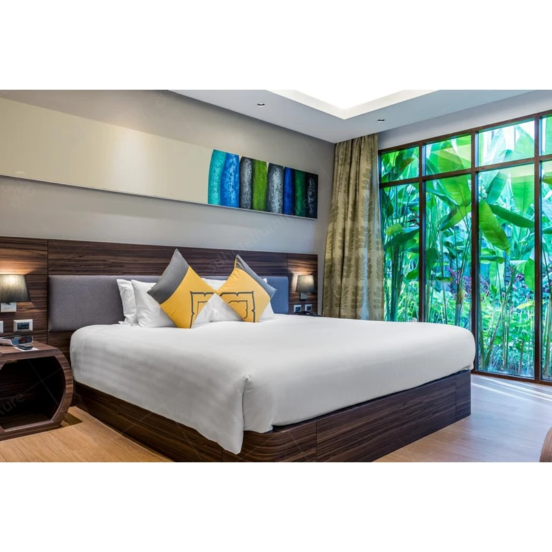 Cheap Price Custom 3 Star Hotel Villa Bedroom Furniture Bed Room Set