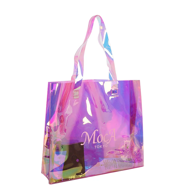 Голографическая сумка из ПВХ с принтом на заказ прозрачная популярная трендовая продукция Высококачественная Водонепроницаемая женская маленькая косметичка