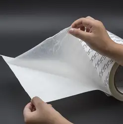 Wholesale crown 513 613 strong high temperature resistant non woven white transparent tissue paper double sided tape