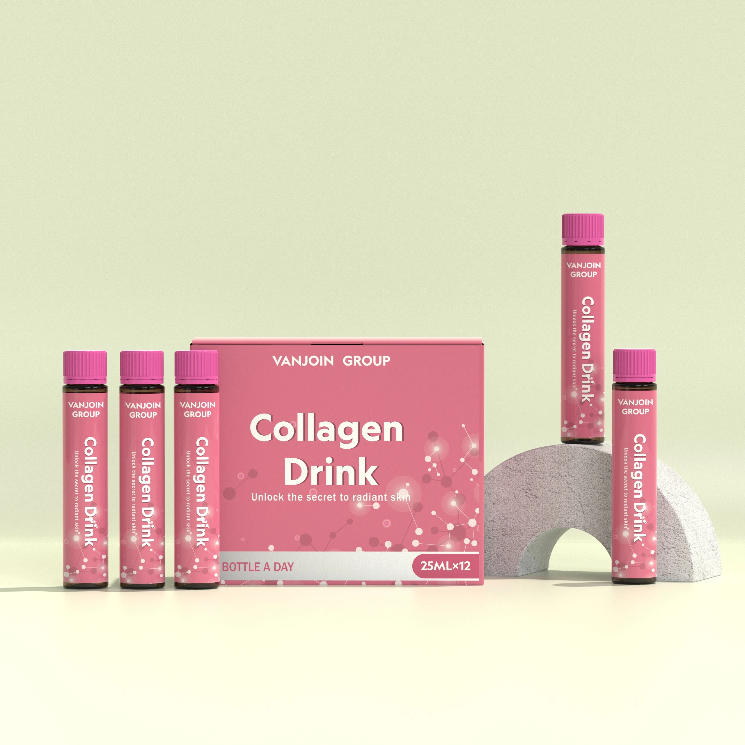 New Products PET Plastic Bottle For Oral Liquid 10ml 15ml 20ml 25ml 30ml For Collagen Liquid Drink Plastic Tube With Plastic Cap