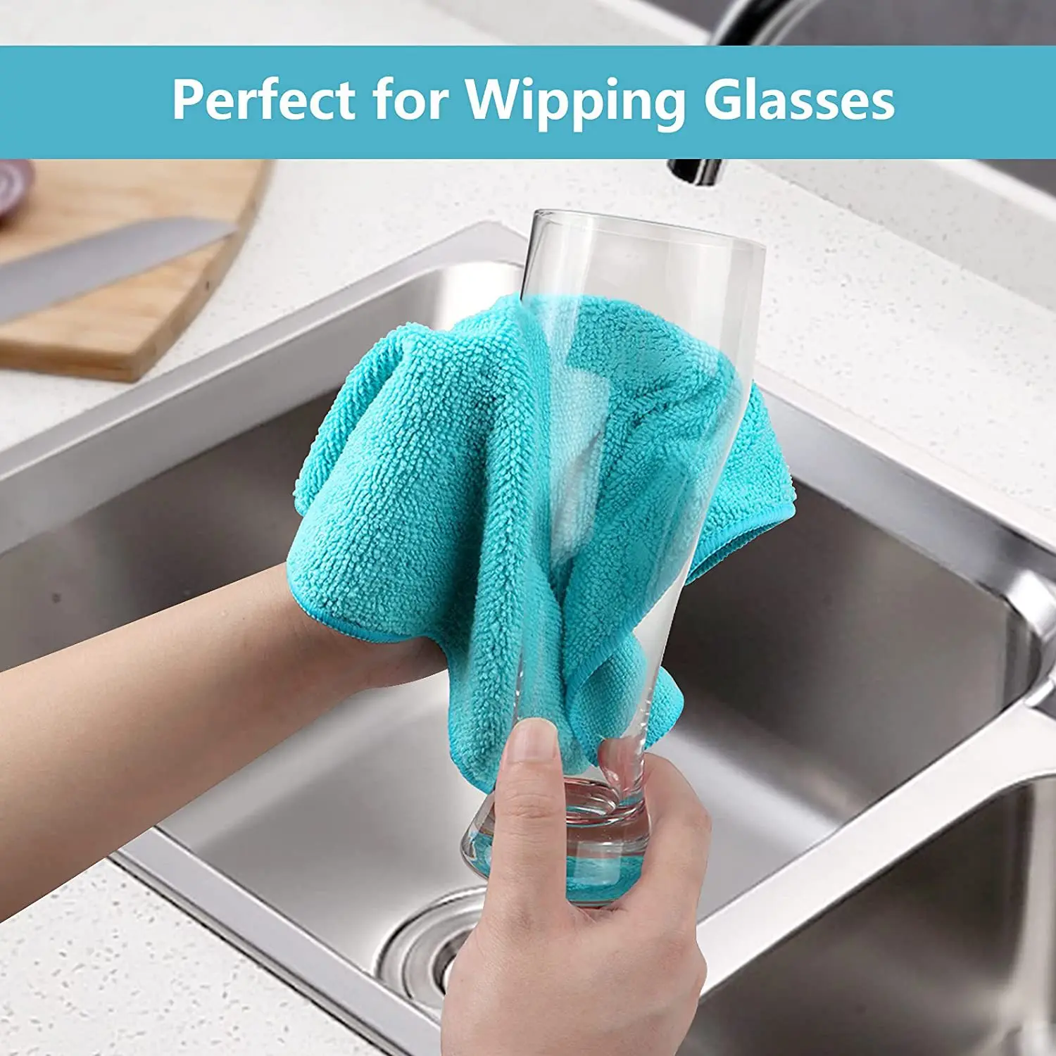 Lint Free Dusting Cloth Soft Absorbent Cleaning Rags Kitchen Towels  All-Purpose Cleaning Towels Microfiber Cleaning Cloths