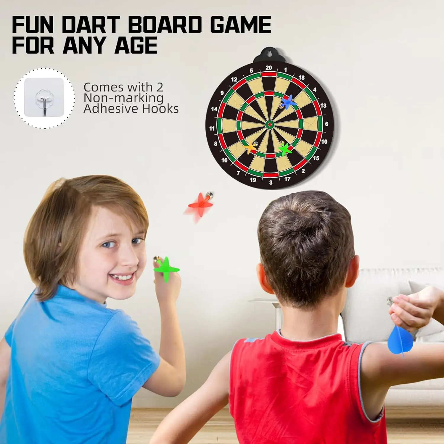 Hot Selling Double-sided Magnetic Dart Board Magnet Target Toy Parent-child Game Safety Dartboard Hanging Wall Dart Board
