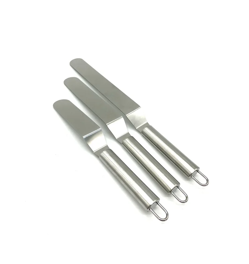 
Home Kitchen or Bakery High Grade Stainless Steel Angled Icing Spatula Cake Frosting Spatula 