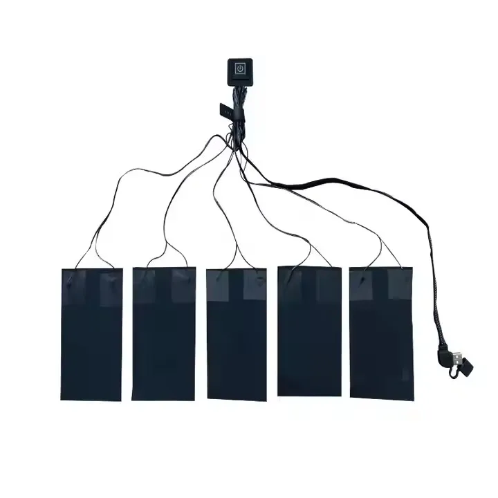 Graphene far-infrared ultra safe heating therapy with USB clothing heating pad with 3 adjustable temperatures