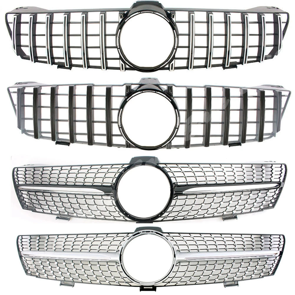 Car Front Grille Grills Front Bumper Grill For Mercedes Benz W219 CLS Class 2005-2007 2008-2010