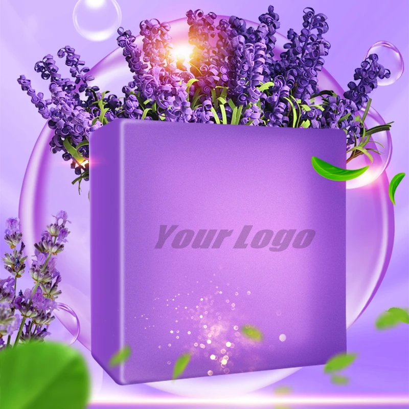 Мыло ручной работы с успокаивающим запахом, увлажняющее мыло Lanvender