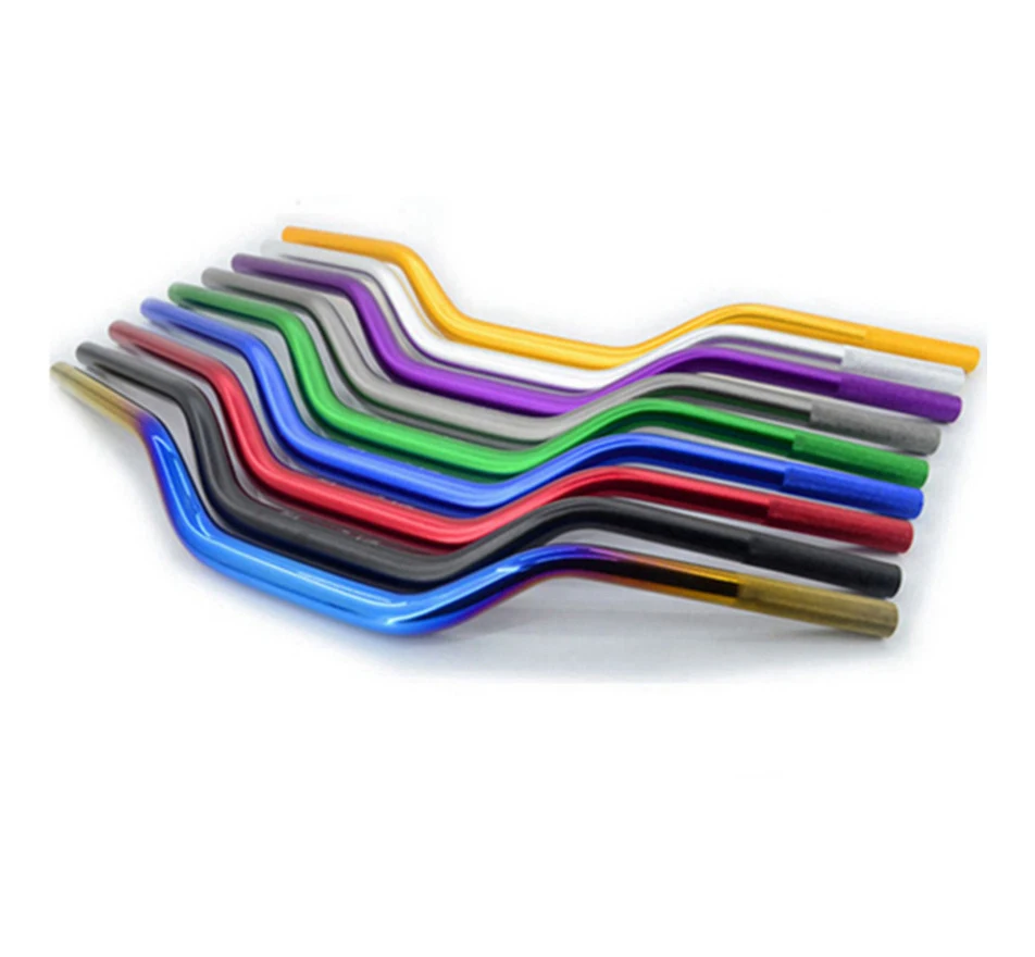 REALZION Motorcycle Handlebar High Hardness Changeable Caliber 70cm Length Handle Bar Retro Steel Handle Bar For Universal 28MM