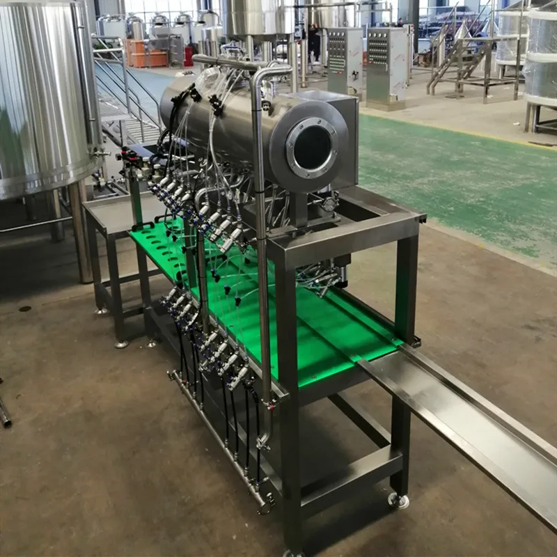 Rainbow Machinery дешевая полуавтоматическая машина для розлива пивных бутылок 4 6 8 10