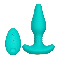 Winyi 10 частотами, Вибрирующая Анальная Вращающийся вибратор перезаряжаемые силиконовая Анальная пробка массажер секс-игрушка вибратор боль для мужчин