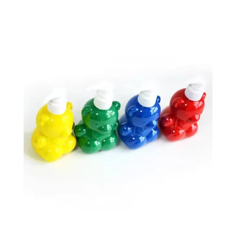 Wholesale High Quality 4 Colors Cute Model Children Washable DIY Finger Paint
