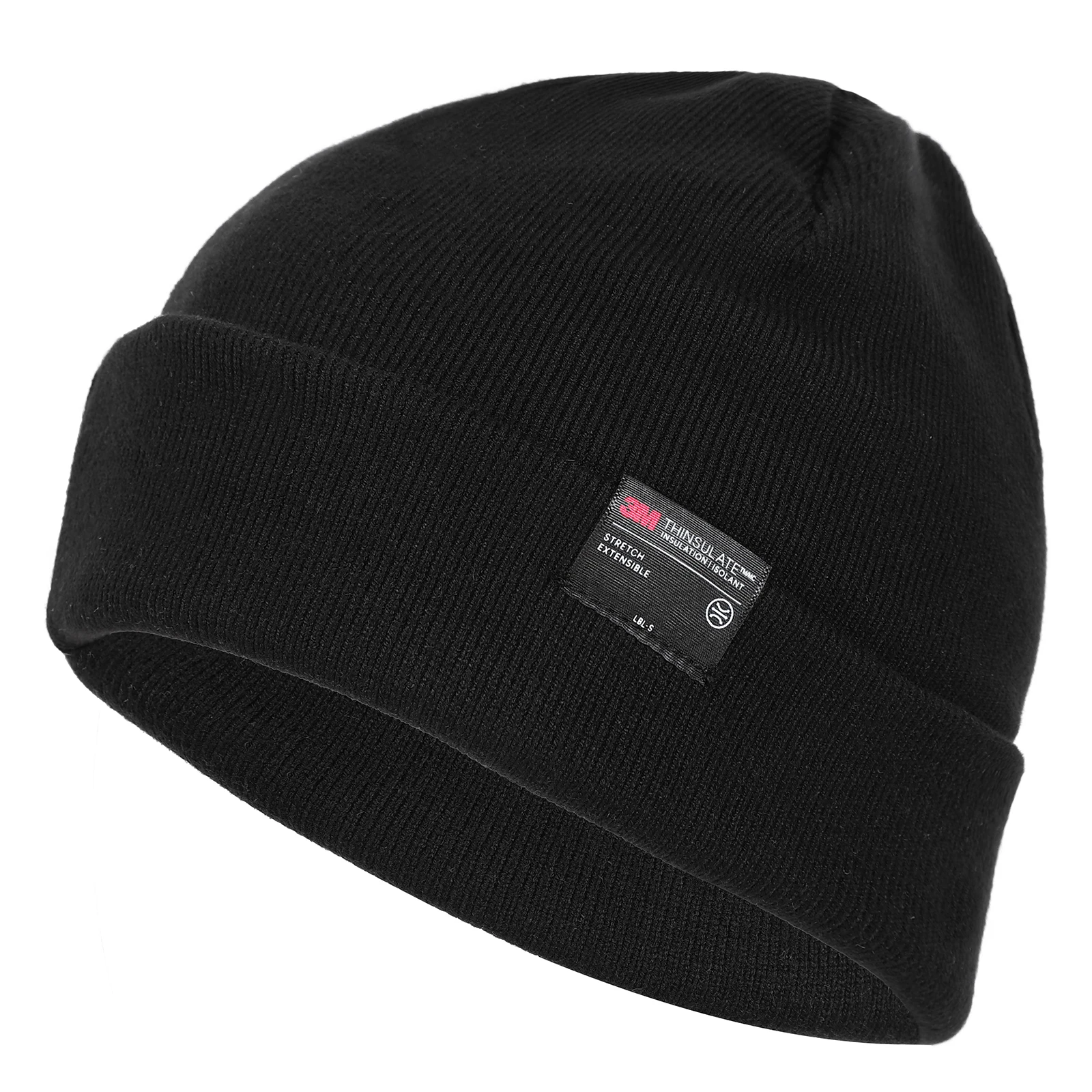 MOREOK Winter Hats for Men Women 3M Thinsulate Fleece Solf Lined Beanie Knit Hats Thermal Warm Ski Snow Caps One Size Fits All