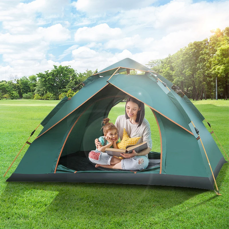 Hot Sale Modern Automatic Outdoor Activities 3-4 People Camping Tents