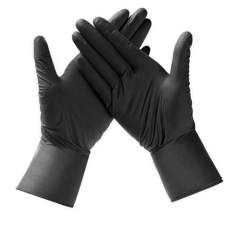 100 Pcs/Box High Elastic Household Protection Disposable Glove Nitrile Examination Household Gloves With Powder Free