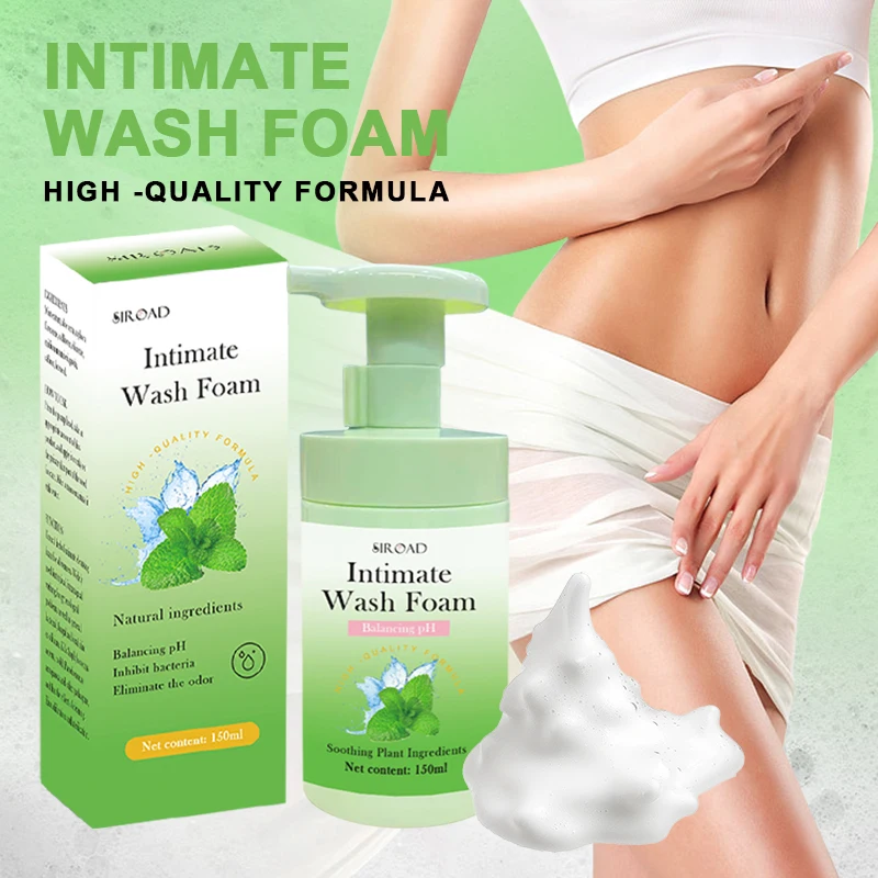 OEM Organic Vaginal Ph Balance mint Yoni Wash Feminine Hygiene Care Intimate Vagina Probiotics Foam Wash Gel Yoni Foam Wash